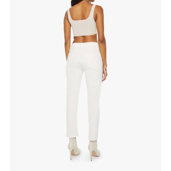 NEW MOTHER tomcat ankle jean in cream puffs - Picture 3 of 3